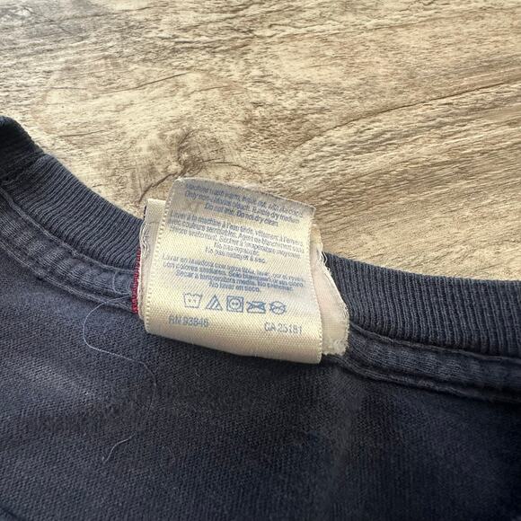 2007 Majestic Cleveland Indians Tribe Time World Series Blue Mens XL T-shirt y2k - Picture 7 of 10